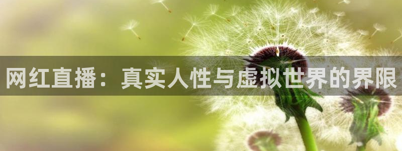 河豚体育直播免费：网红直播：真实人性与虚拟世界的界限